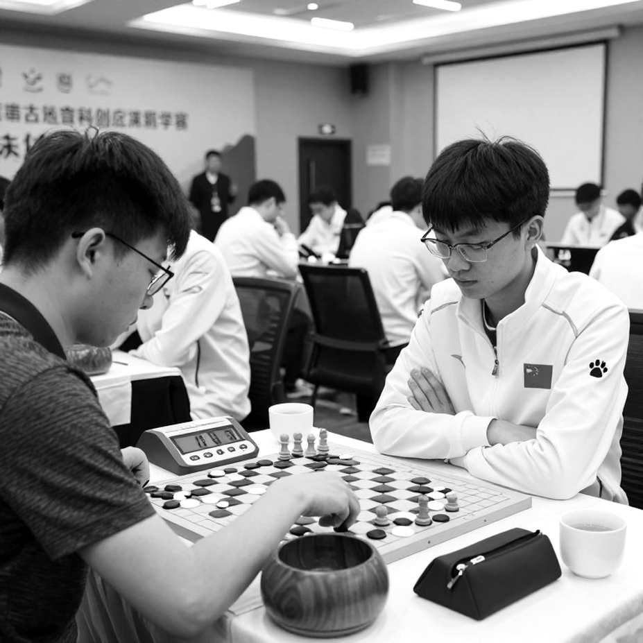 Gambit Voi và khoảng trống nằm giữa tiêu đề với bàn cờ